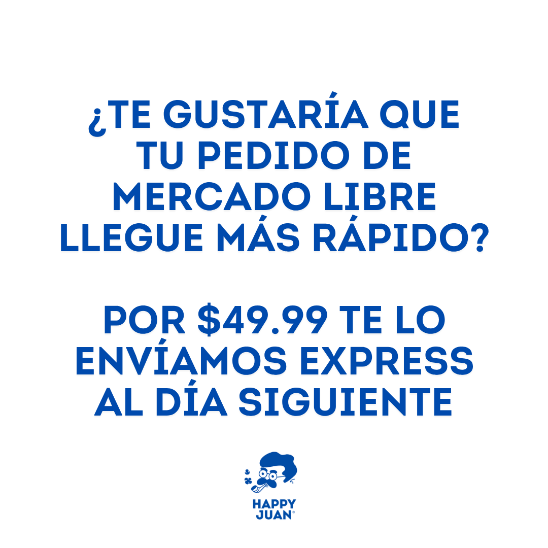 Envío express día siguiente pedido Mercado Libre