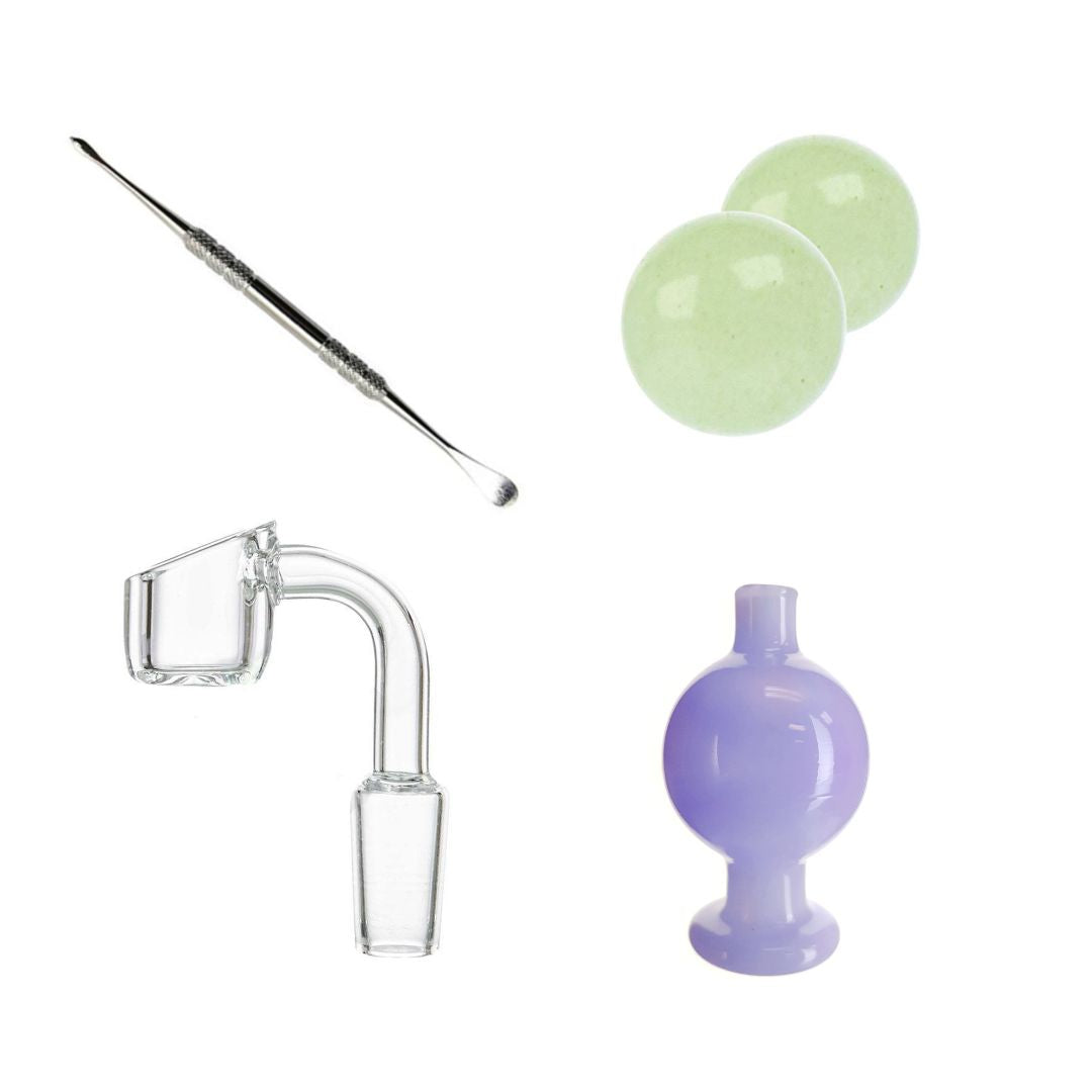 Kit Dabbing Bong Banger Dab Tool Terp Pearls Carb Cap (tapa)