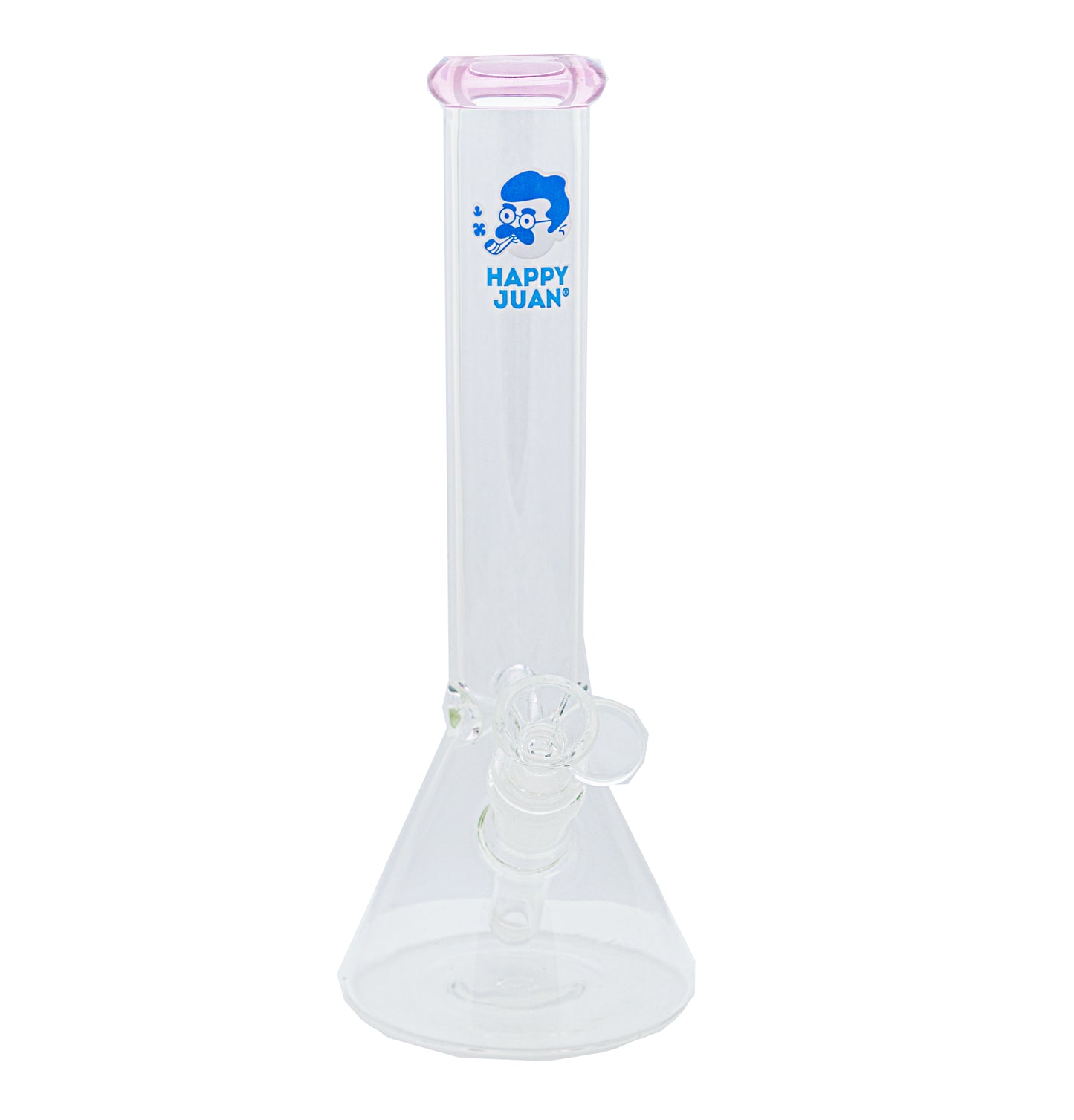 Bong Mediano Pipa de Vidrio Pyrex Happy Juan