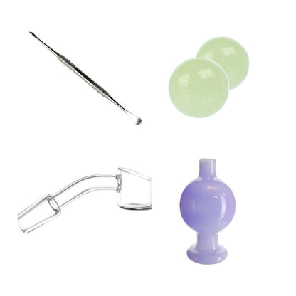 Kit Dabbing Bong Banger Dab Tool Terp Pearls Carb Cap (tapa)