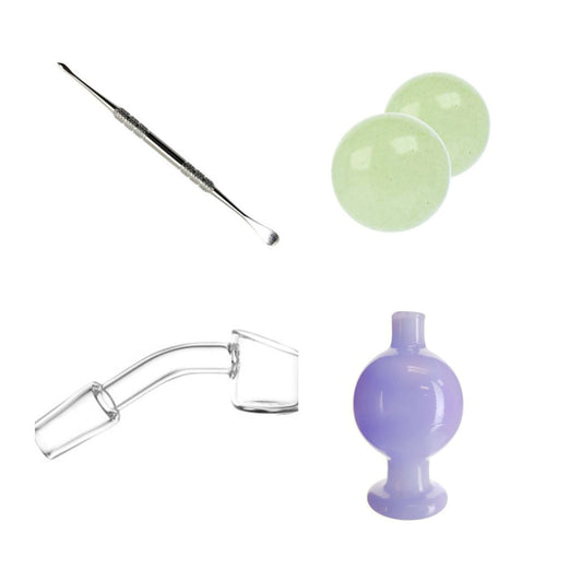 Kit Dabbing Bong Banger Dab Tool Terp Pearls Carb Cap (tapa)