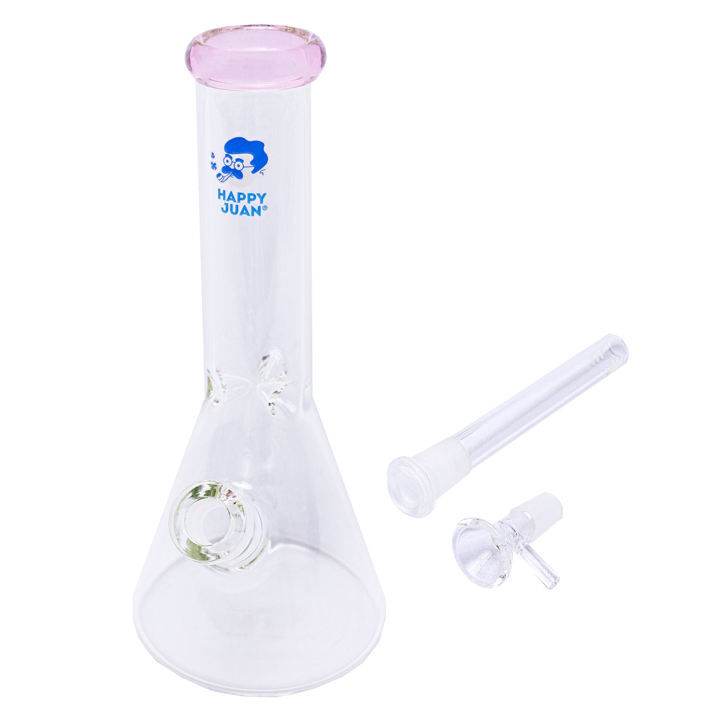Bong Grande Pipa de Vidrio Pyrex Happy Juan