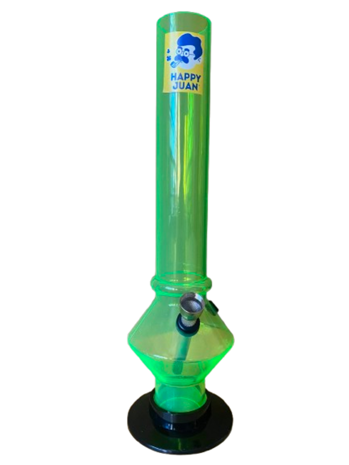 Bong Plástico Acrílico Resistente Grande Happy Juan