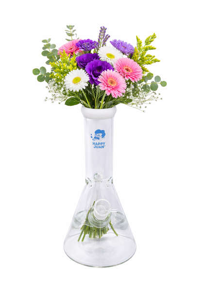 Bong Grande Pipa de Vidrio Pyrex Happy Juan