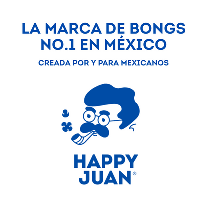 Bong Plástico Acrílico Resistente Grande Happy Juan
