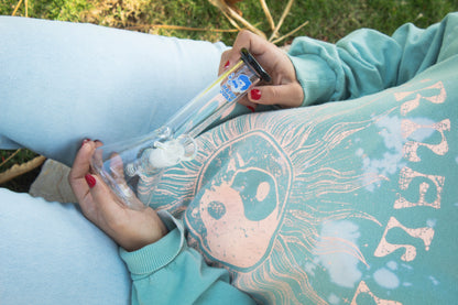 Bong Mediano Pipa de Vidrio Pyrex Happy Juan