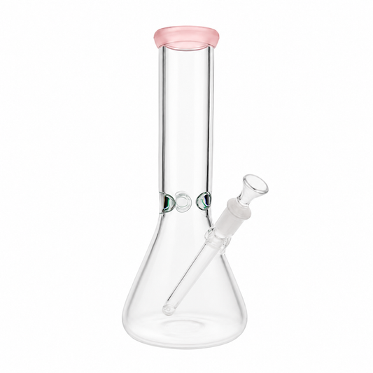 Bong Mediano Pipa de Vidrio Pyrex Tipo Happy Juan