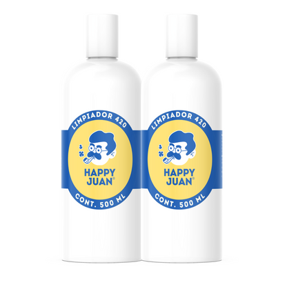 Happy Juan 2pack Fórmula Limpiador 420 Bongs Pipas 500ml C/u